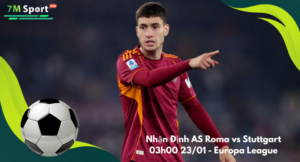 Đội hình dự kiến trước trận AS Roma vs Stuttgart