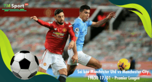 Đội hình dự kiến trước trận Manchester Utd vs Manchester City